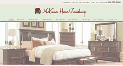 Desktop Screenshot of mckinnonfurnitureinc.com